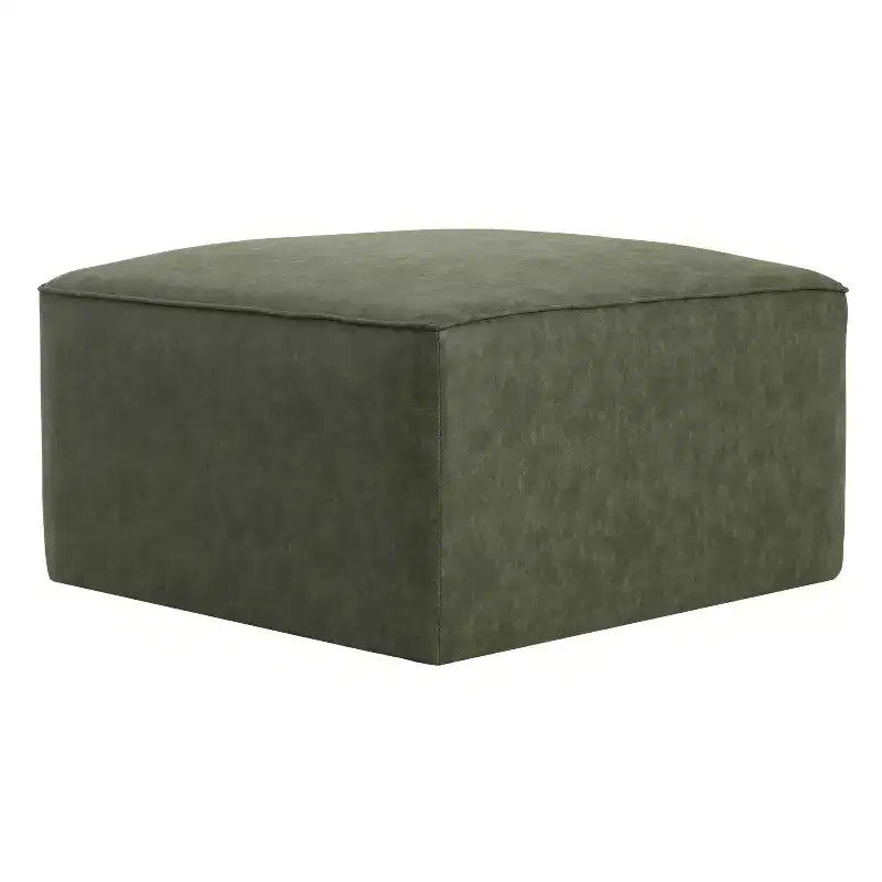 Pouf quadrato moderno, versatile e imbottito per interni