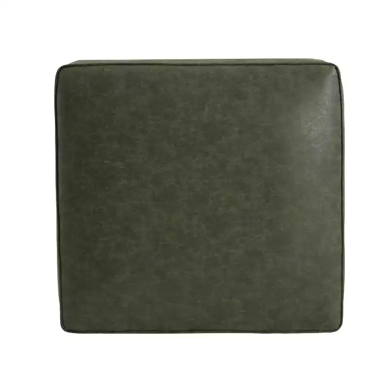 Pouf quadrato moderno, versatile e imbottito per interni