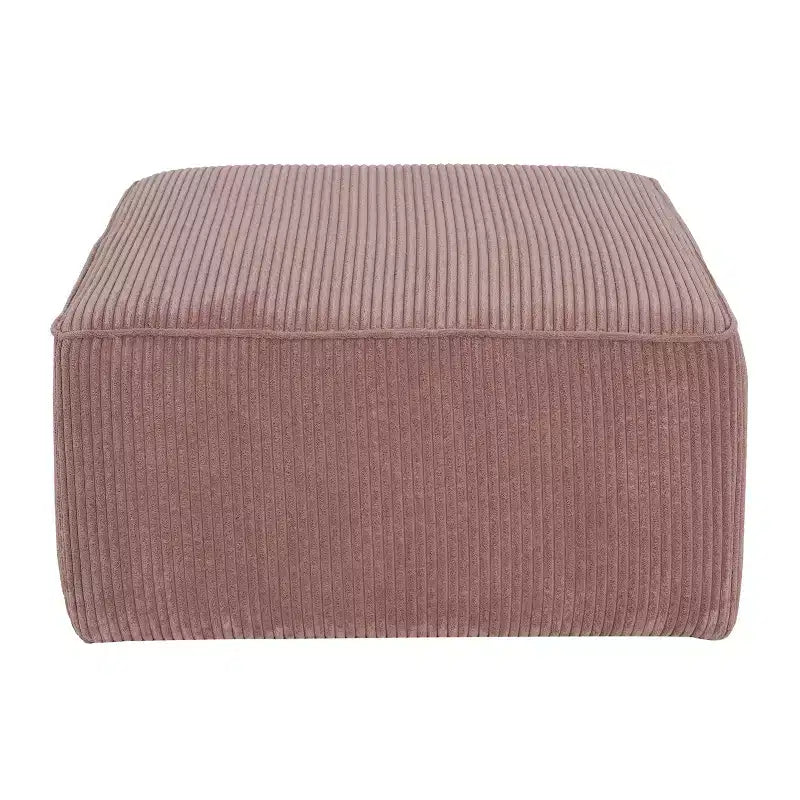 Pouf quadrato moderno, versatile e imbottito per interni