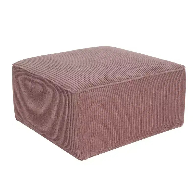 Pouf quadrato moderno, versatile e imbottito per interni