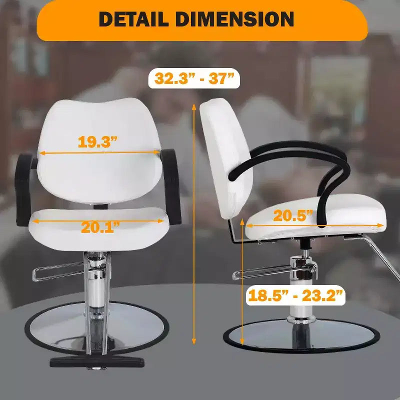 Silla de barbero y peluquería con bomba hidráulica y giro de 360 grados