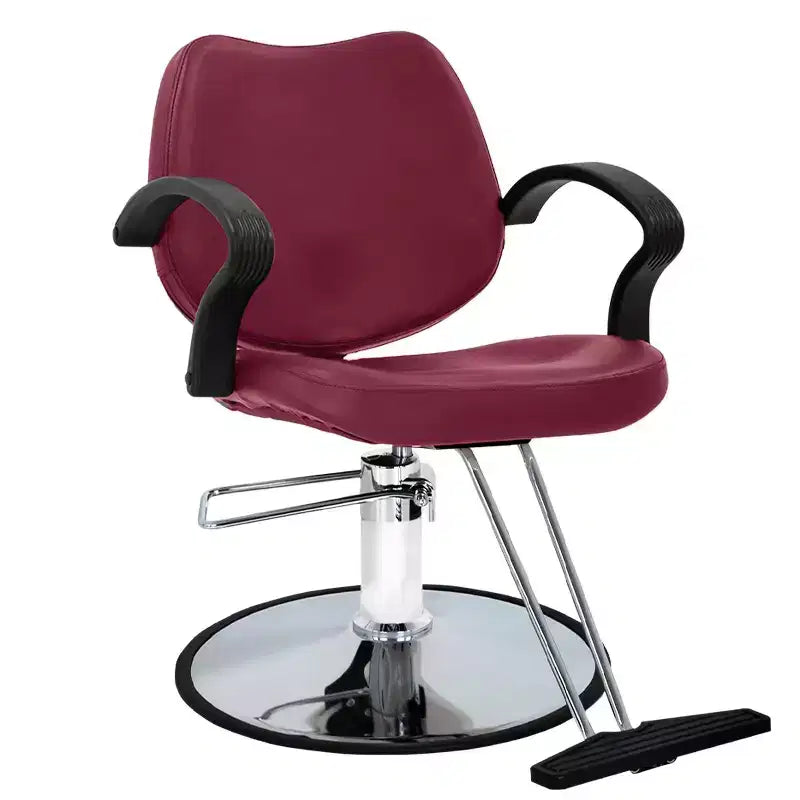 Silla de barbero y peluquería con bomba hidráulica y giro de 360 grados