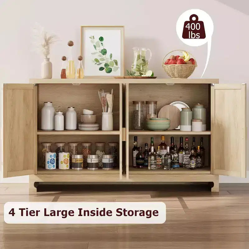 Mobile contenitore moderno in rattan
