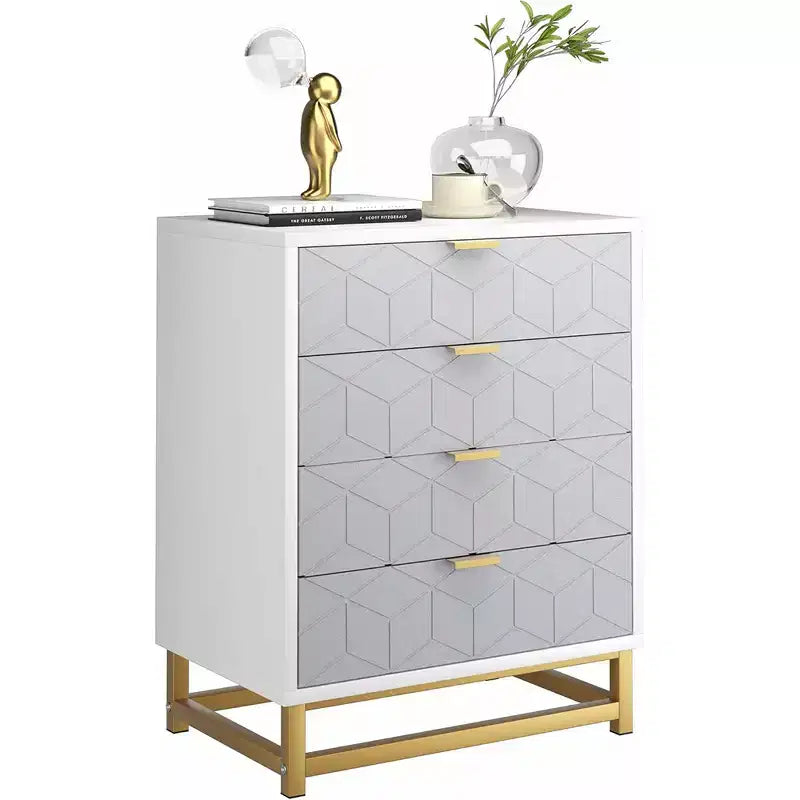 Mobile contenitore con cassetti, cassettiera per camera da letto, organizer con 53.5 cassetti, maniglie e gambe in metallo