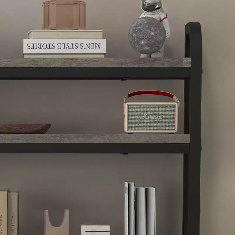 Estantería de panadero de 6 niveles con toma de corriente, soporte para microondas y mesa de bar de café para almacenar especias y sartenes en la cocina