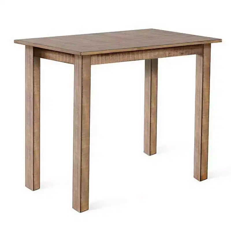 Tavolo da pranzo ad altezza bar | Piano rettangolare da 48 | Legno di mogano