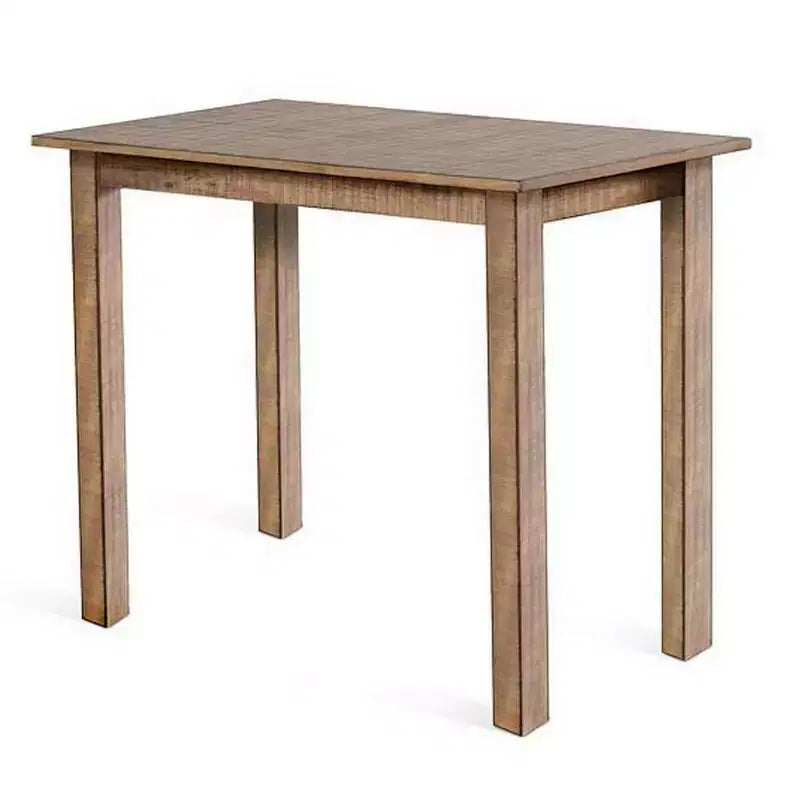 Mesa de comedor de altura de bar | superficie rectangular de 48 | madera de caoba