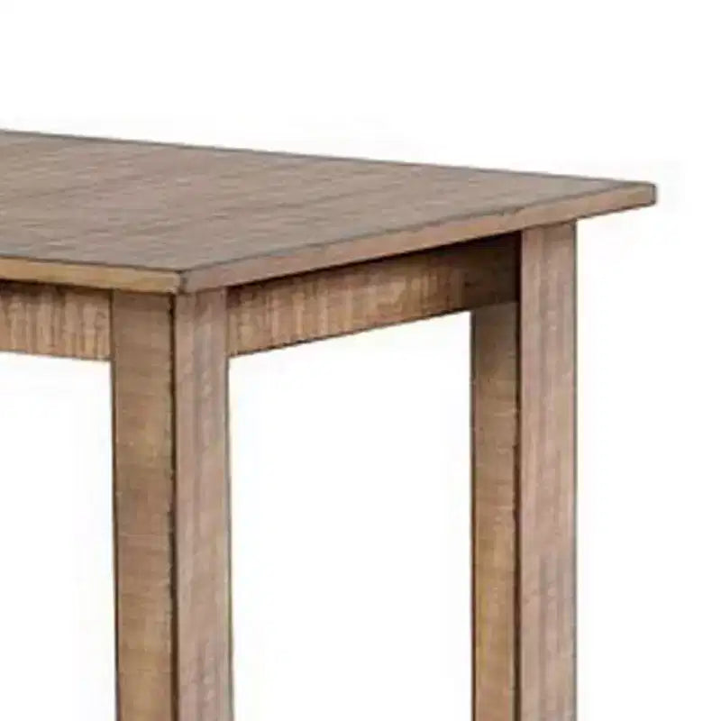 Mesa de comedor de altura de bar | superficie rectangular de 48 | madera de caoba
