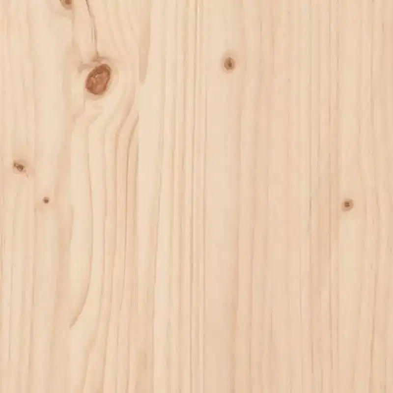 Escritorio rectangular mediano de madera natural maciza de pino