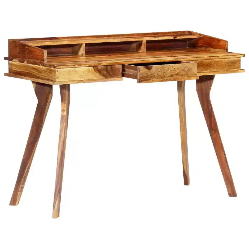 Biurko 45.3x19.7x33.5 z litego drewna akacjowego
