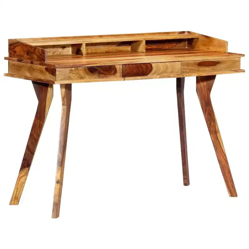 Biurko 45.3x19.7x33.5 z litego drewna akacjowego
