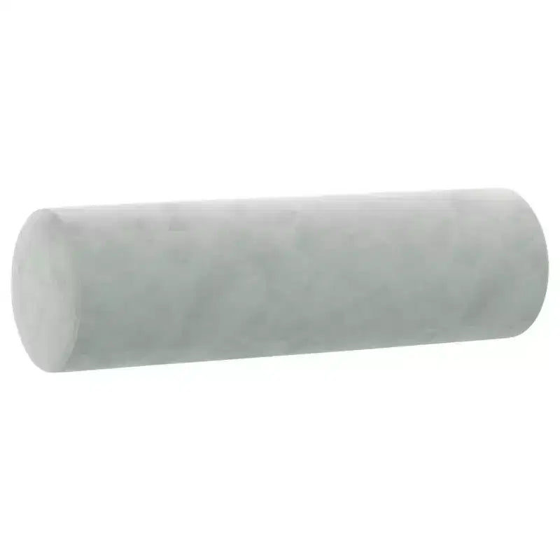 Sofa 3-osobowa z poduszkami dekoracyjnymi, jasnoszara, aksamitna, 70.9